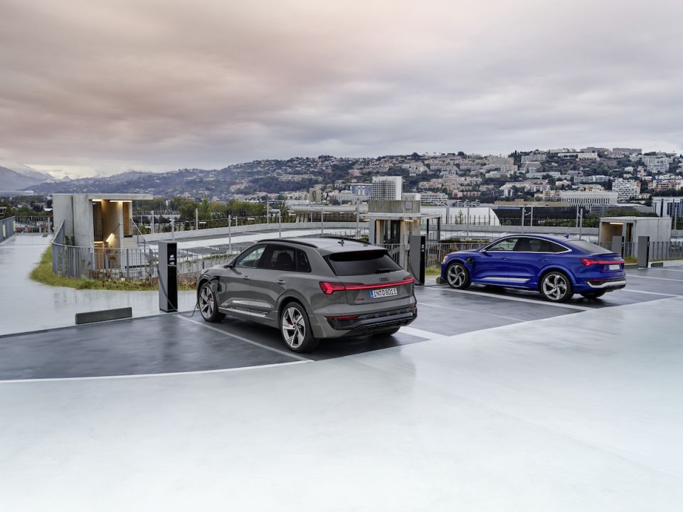 Who is Audi charging service partner?